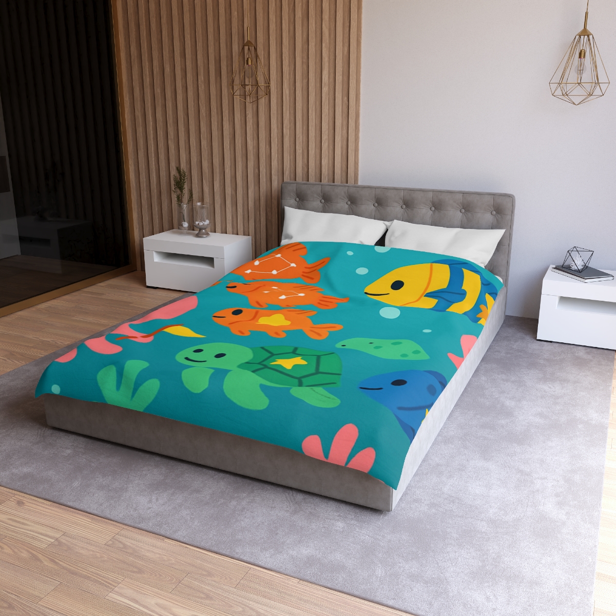 Underwater Galaxy Parade warm winter duvets