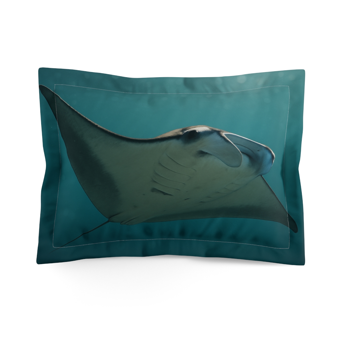 Nebula Glide Manta Ray soft plush pillows