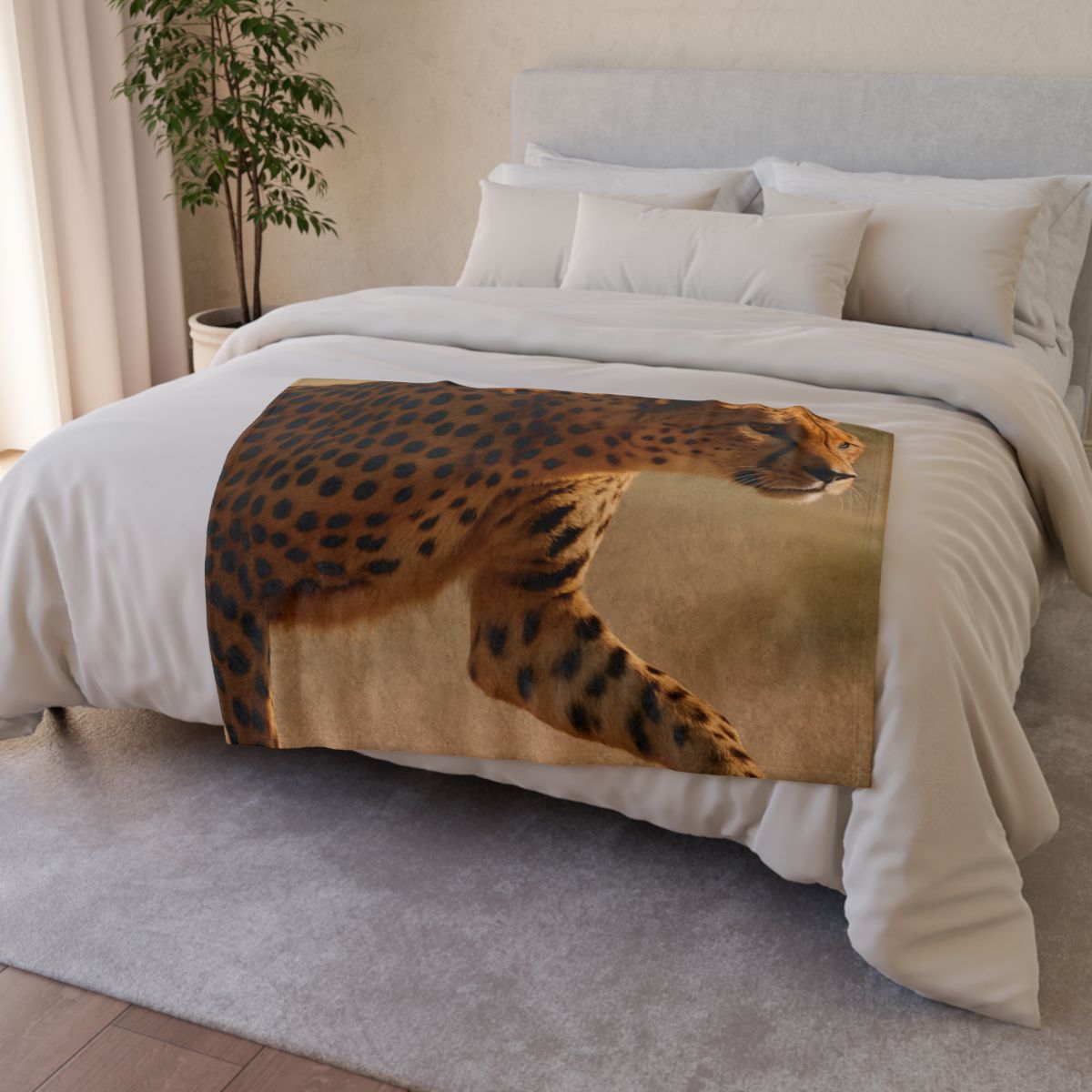 Wind Runner Cheetah designer printed blankets
