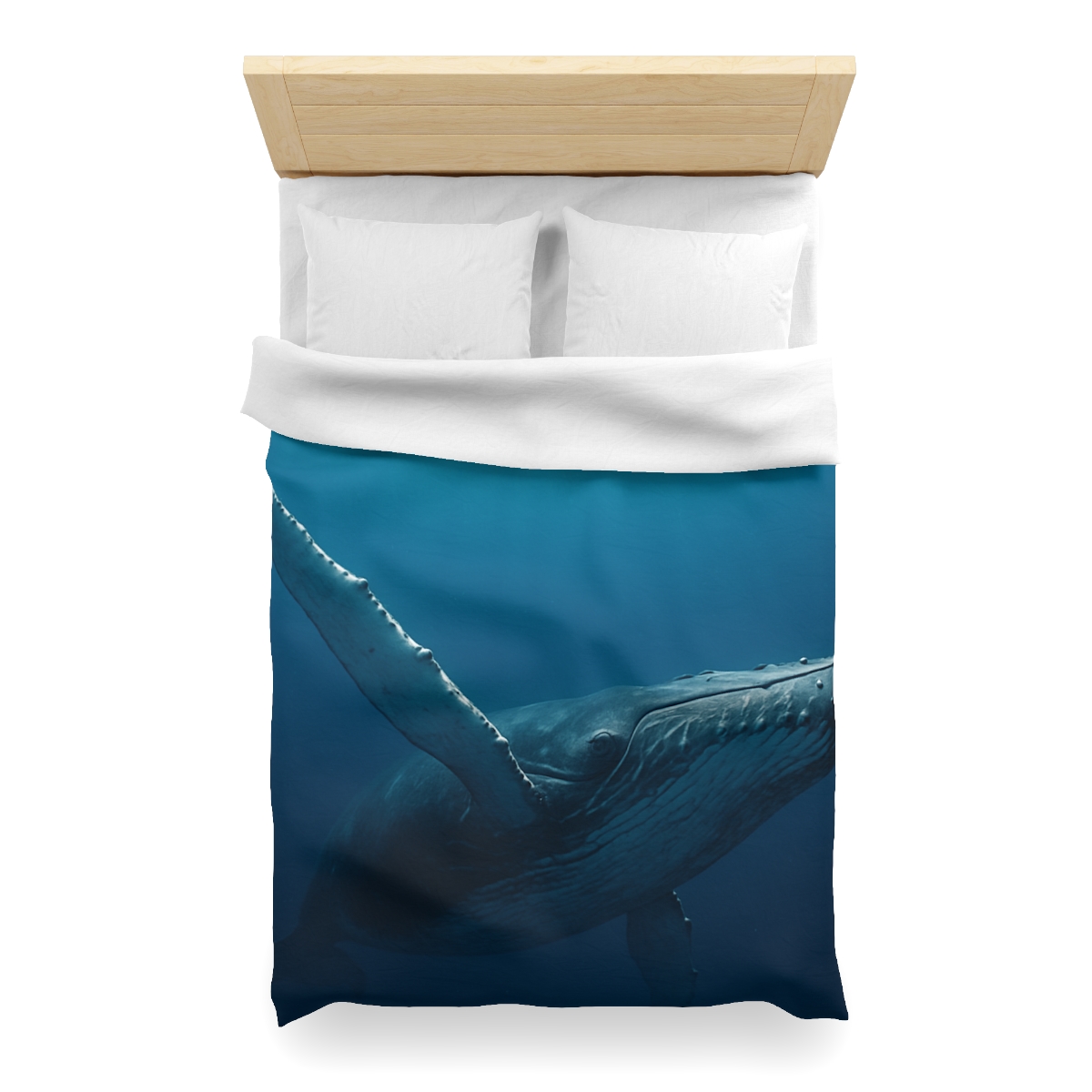 Nebula Dive Humpback Whale unique patterned duvets