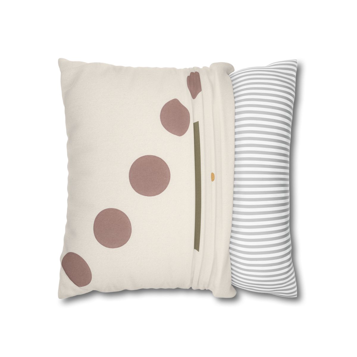 Gentle Zigzag Of Small Circles soft cotton pillow cases