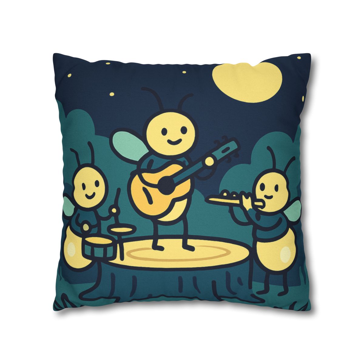 Moonlight Music Of The Firefly Band comfortable bedding pillow covers