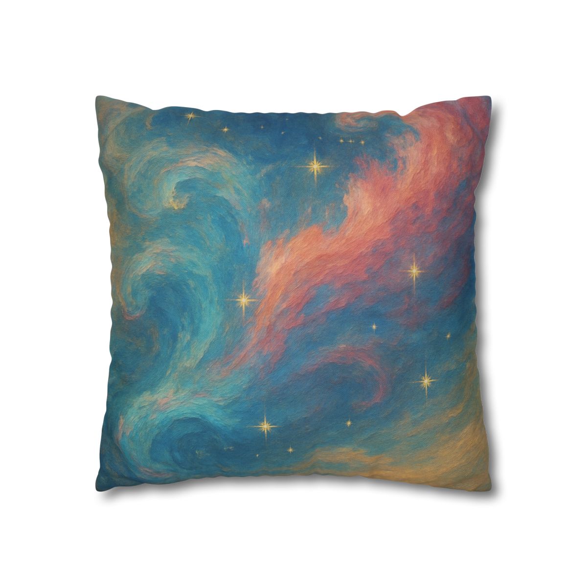 Chromatic Nebula Tidal Bloom stylish decorative pillowcases