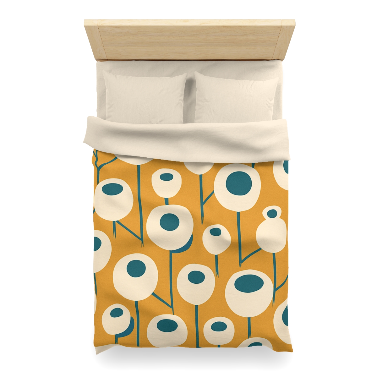 Seed Pod Cluster Grid custom duvets