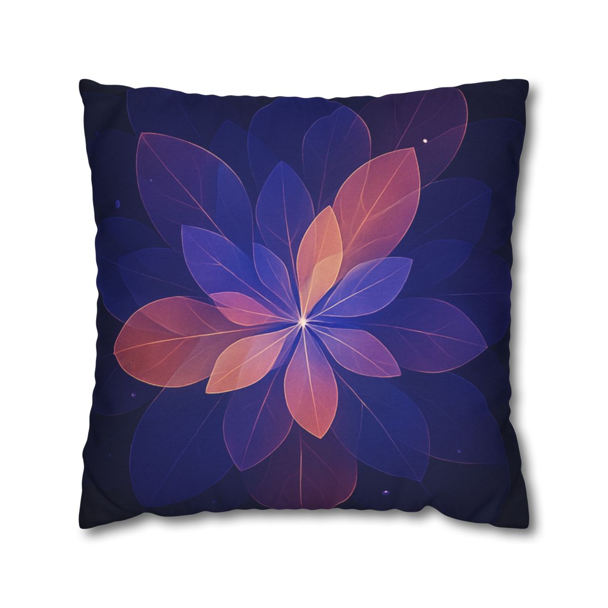 Petal Prism Overlap soft cotton pillow cases