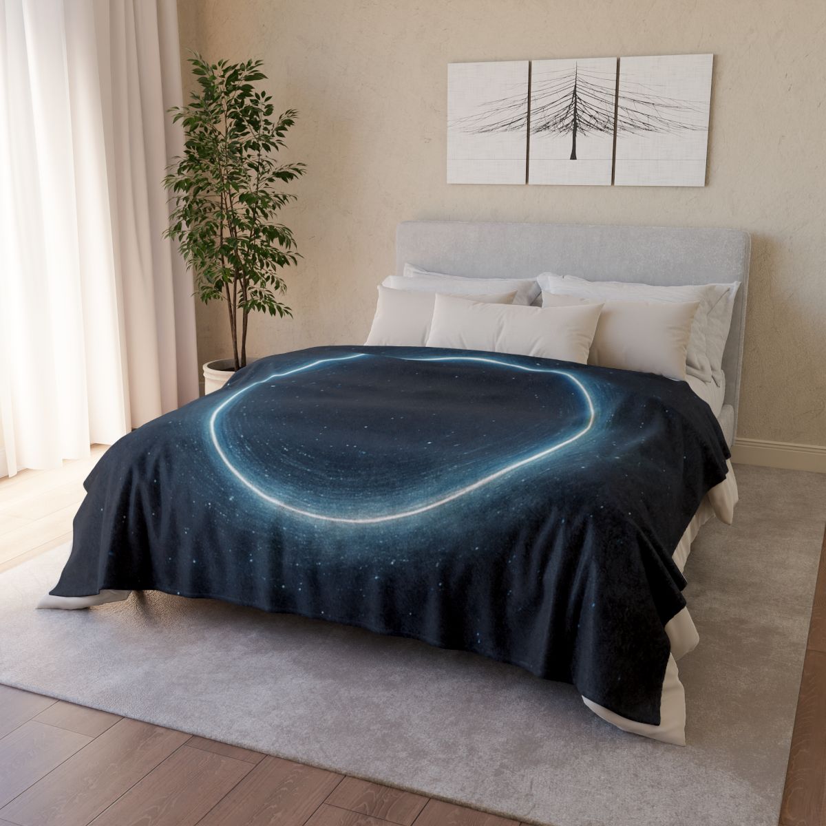 Lensing Mirage Halo soft fleece blankets