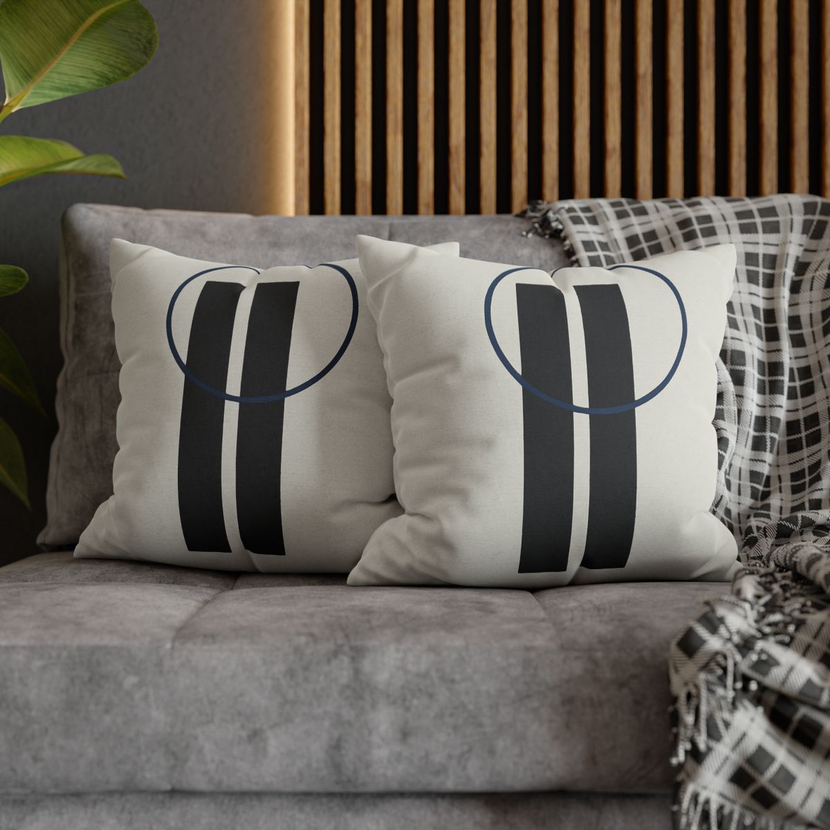Split Column And Orbiting Ring trendy patterned pillow cases