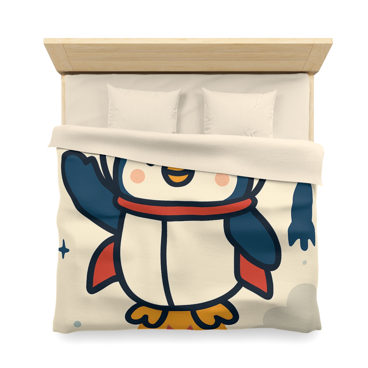 Rocket-Pilot Penguin warm winter duvets