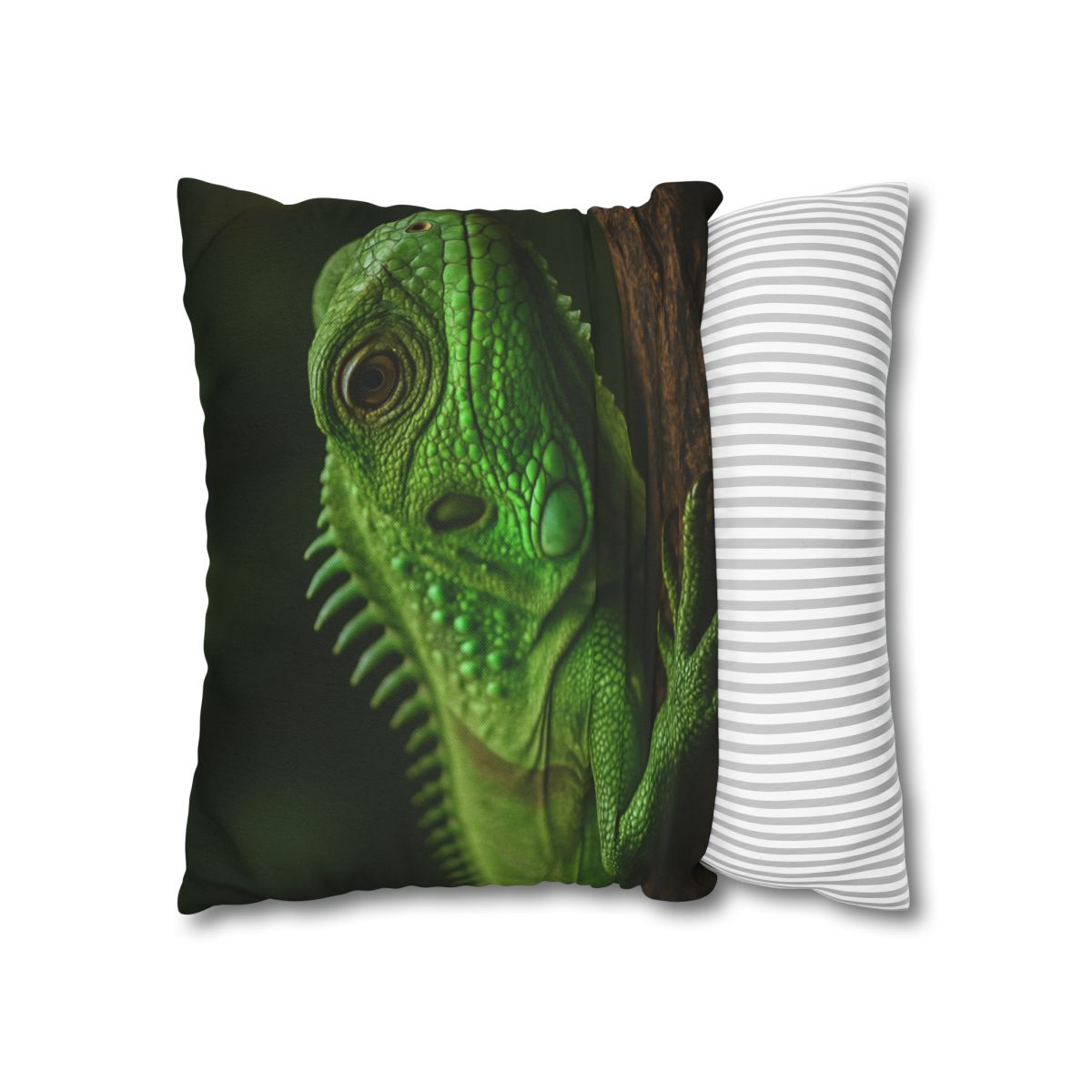Green Iguana Sun Stillness unique gift pillow cases