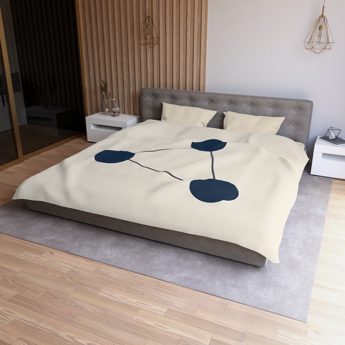 Orbital Line Cluster soft comforter duvets