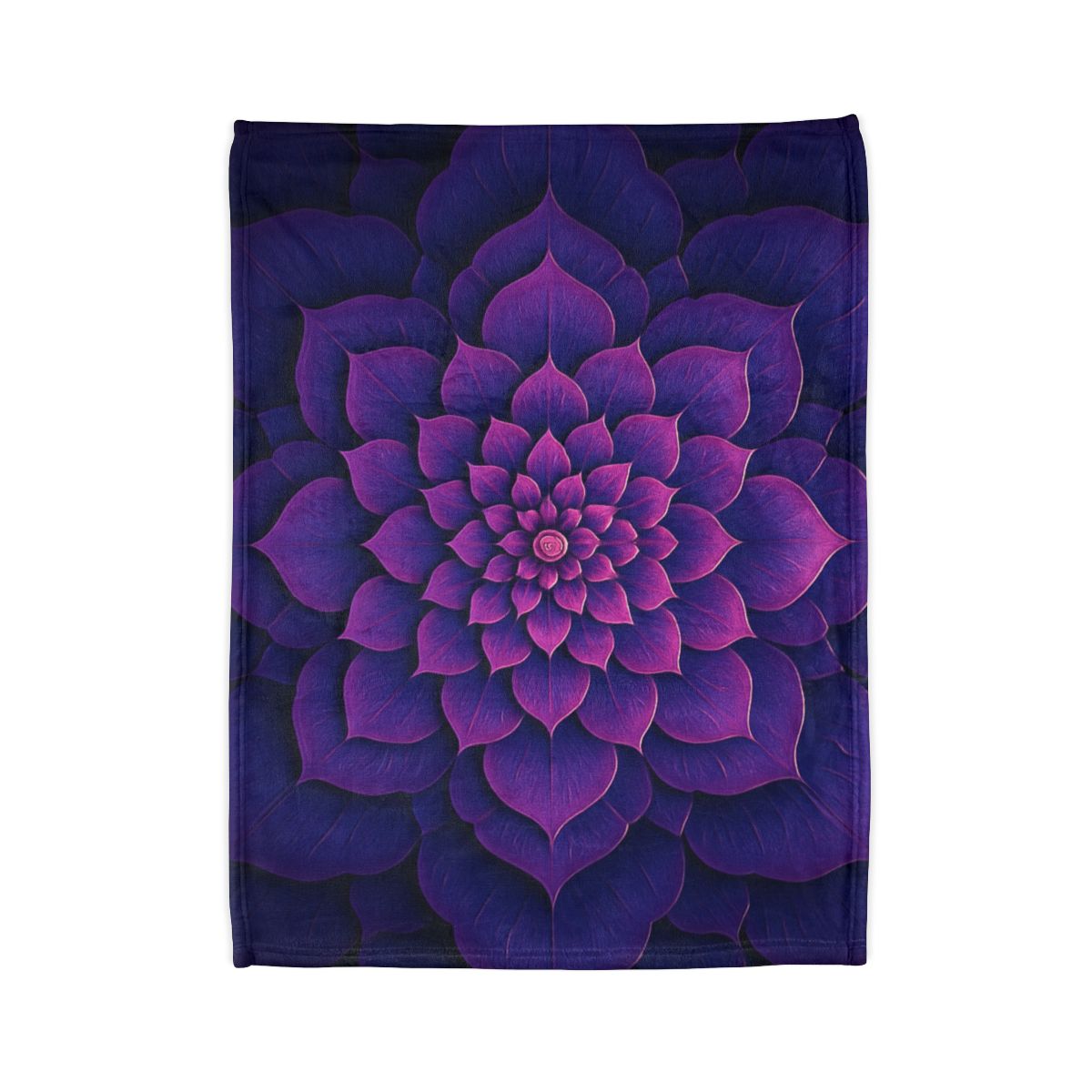 Bloom Ripple Mandala stylish throw blankets
