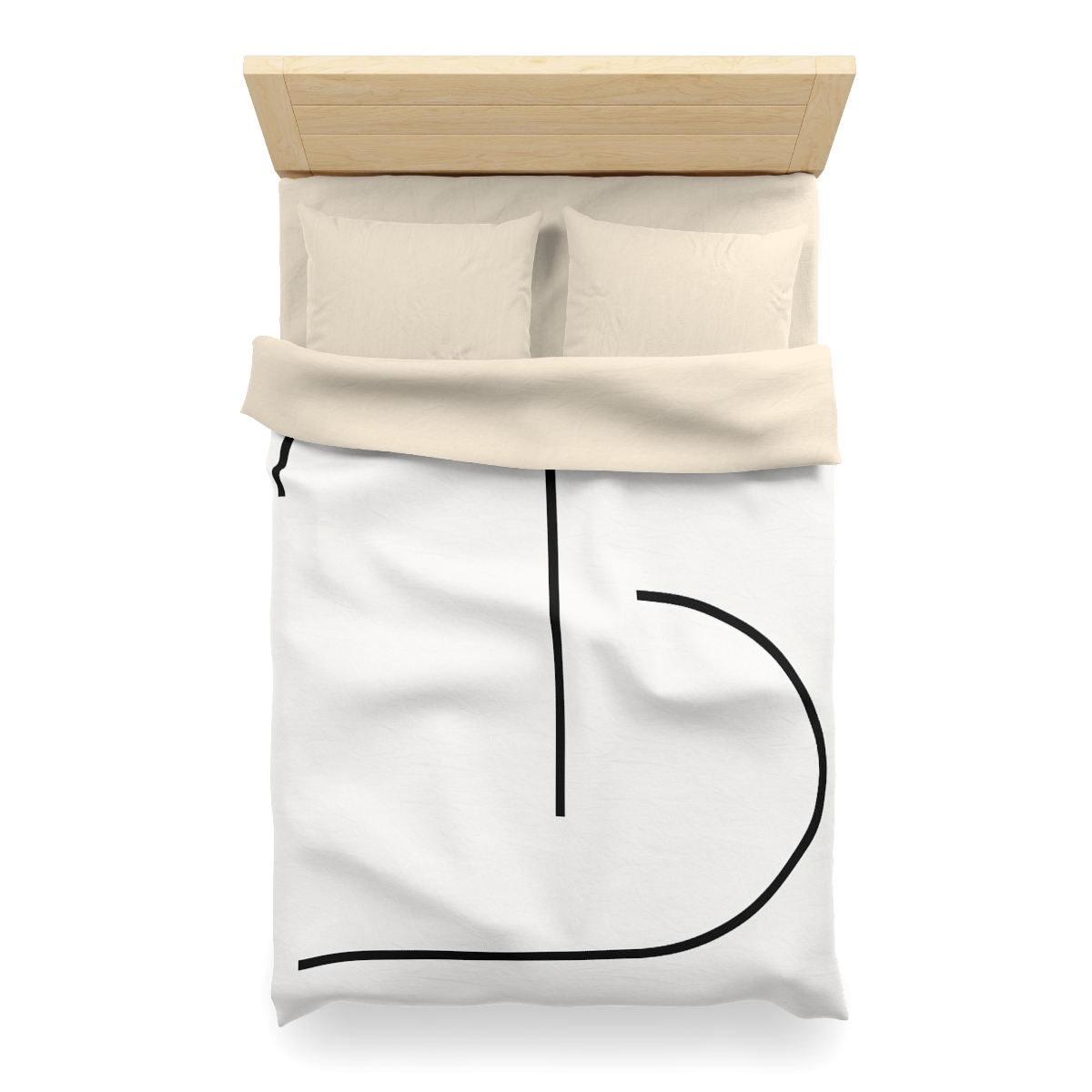 Twin Arc Horizon Offset custom duvets