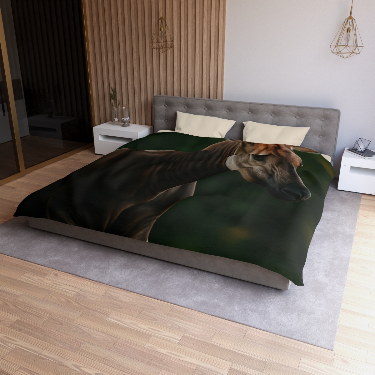 Velvet Shadow Okapi duvets for gifts