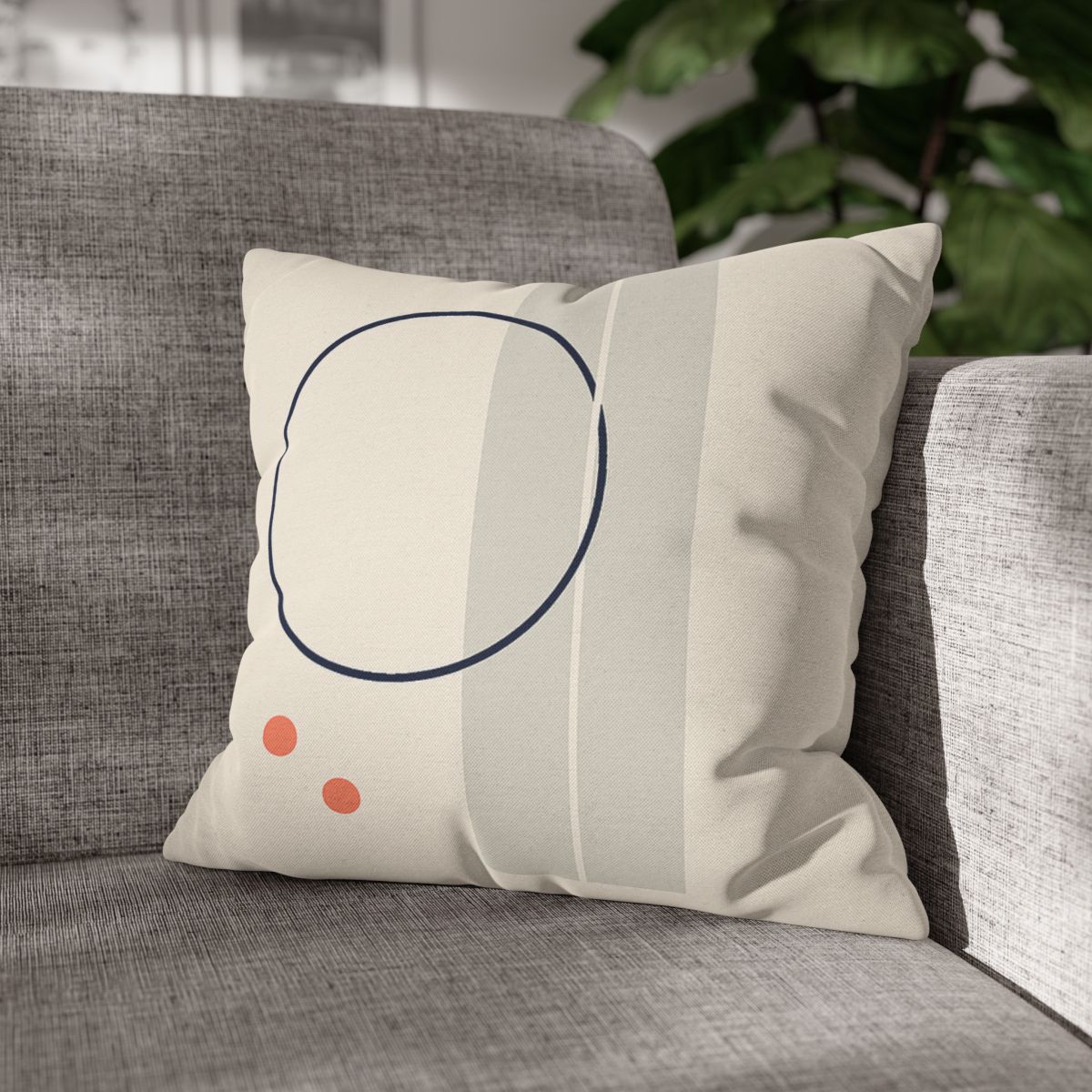 Quiet Orbit With Split Panel trendy patterned pillow cases