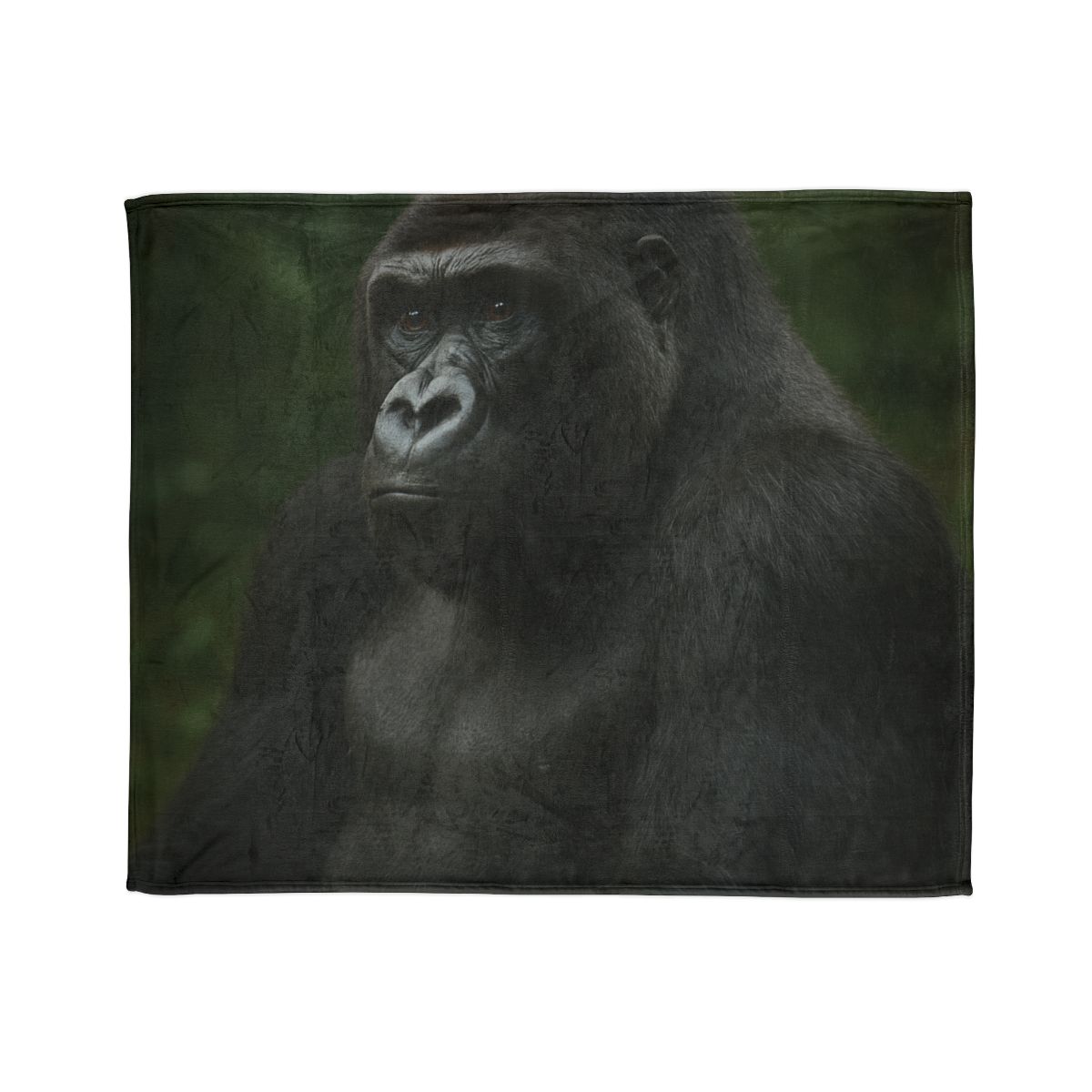 Silent Guardian Mountain Gorilla designer printed blankets