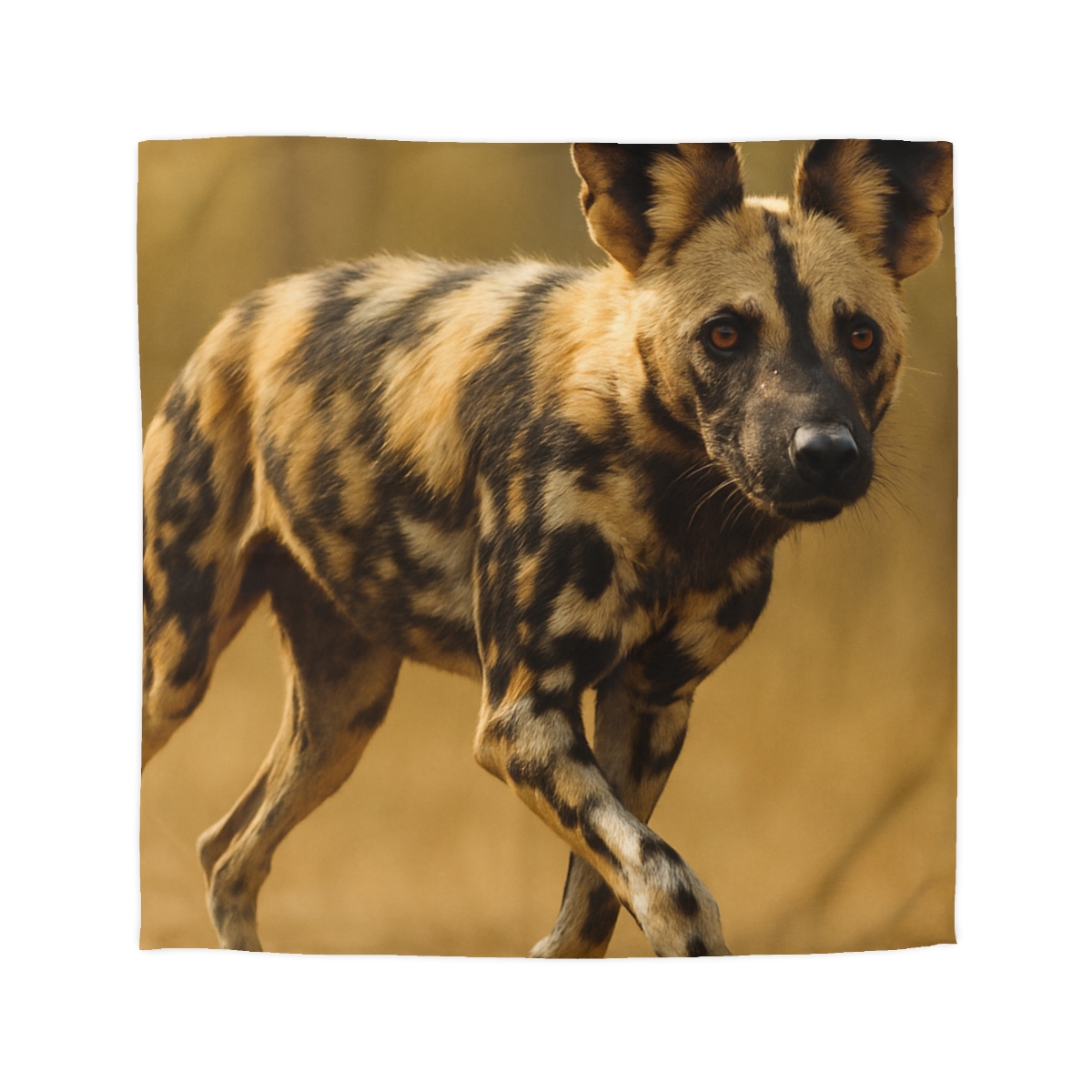 Pulse Trail Painted Dog custom duvets