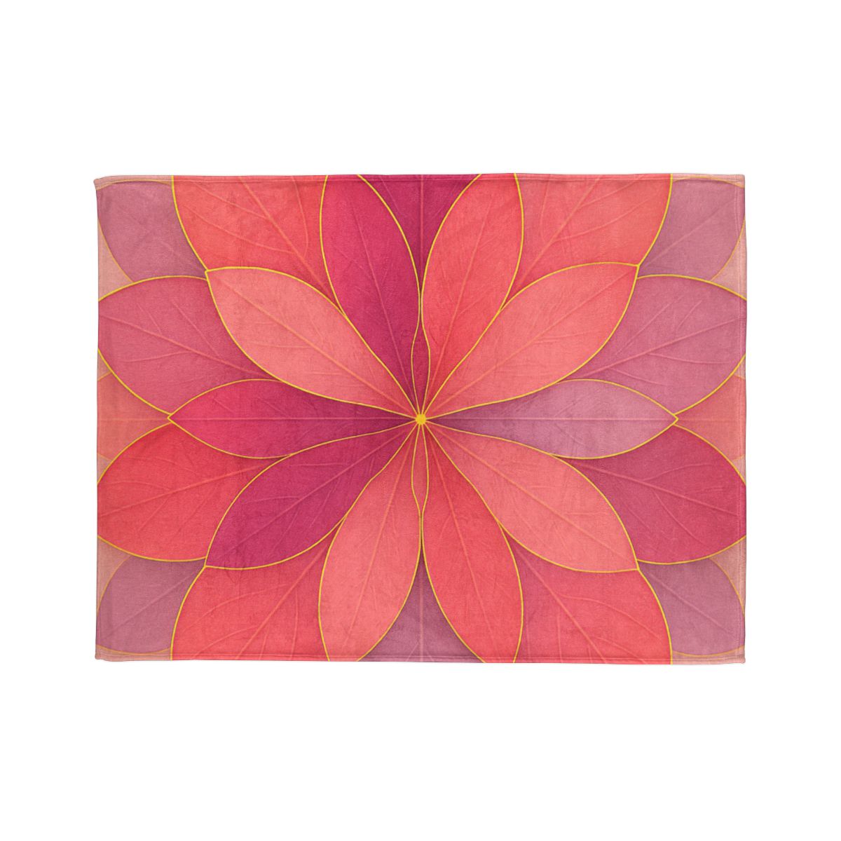 Petal Prism Overlap warm winter blankets