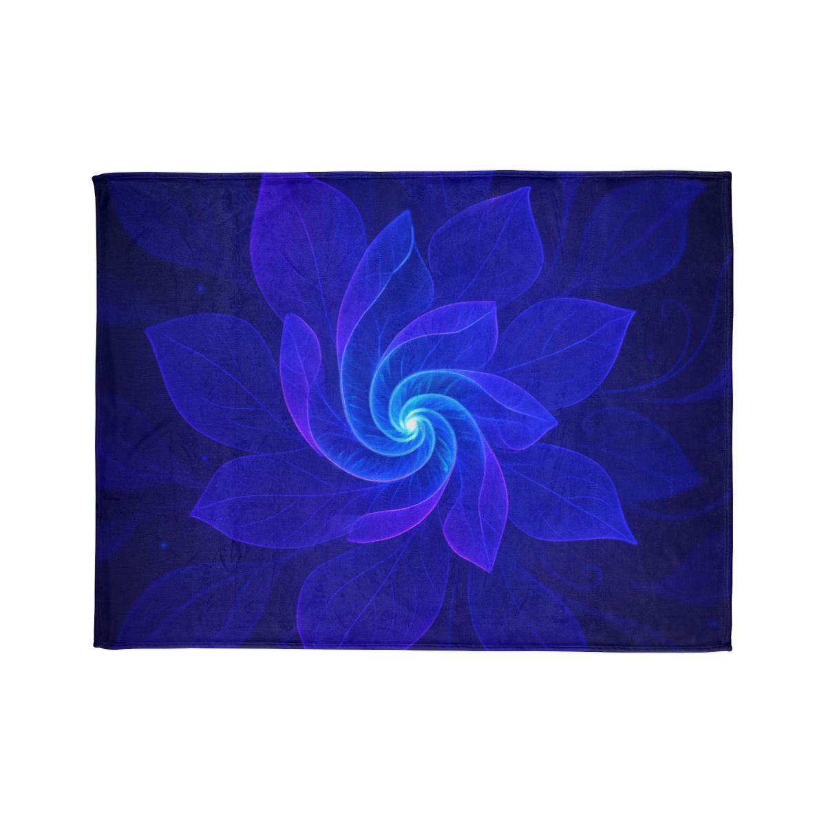 Petal Prism Helix soft fleece blankets