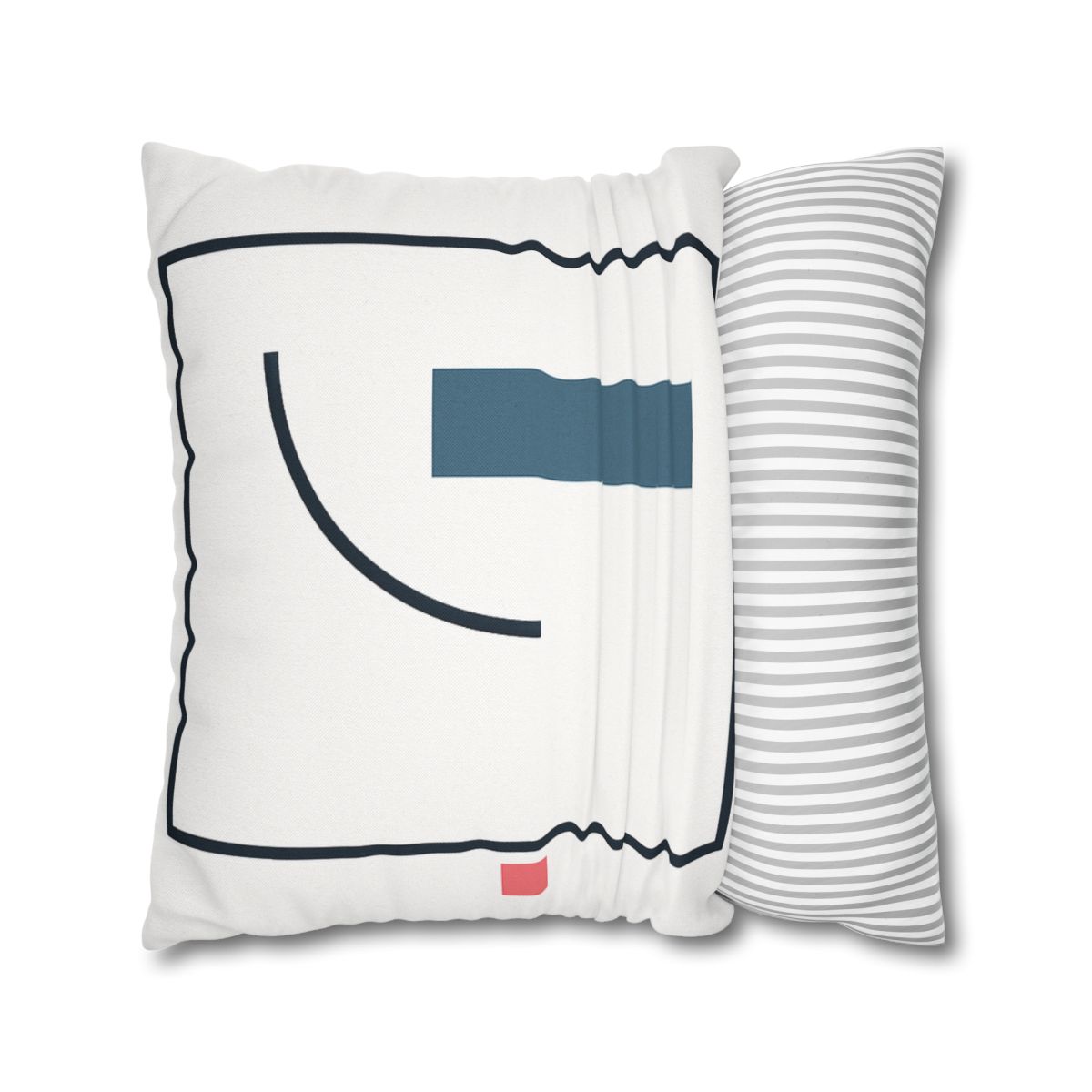 Split Frame With Rising Arc stylish decorative pillowcases