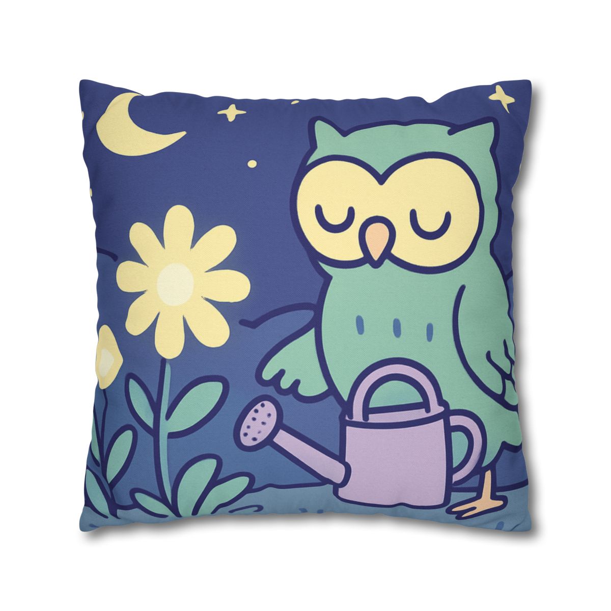 Moon Garden Owl custom pillow cases