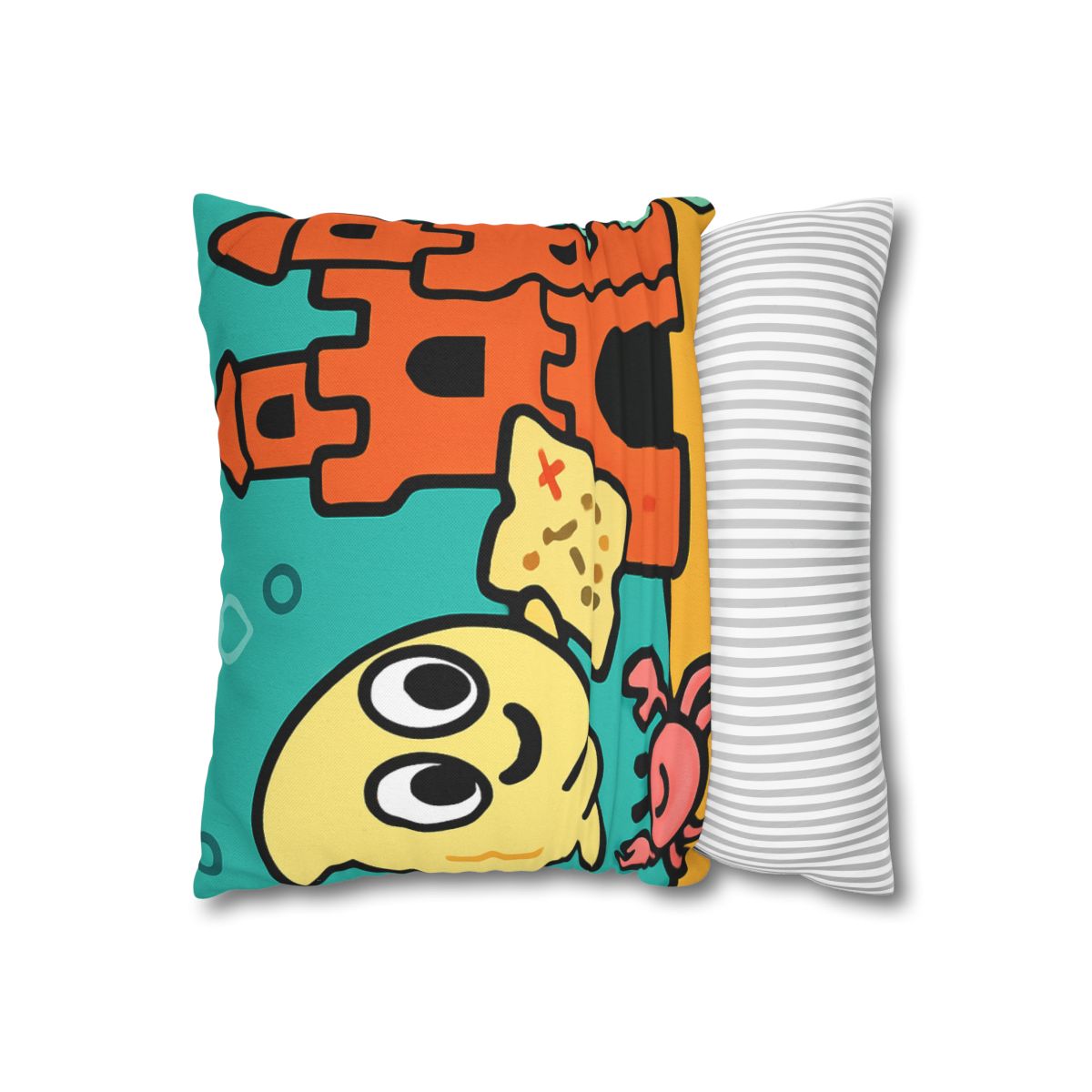 Coral Castle Map Of The Moonfish Kingdom personalized pillow covers