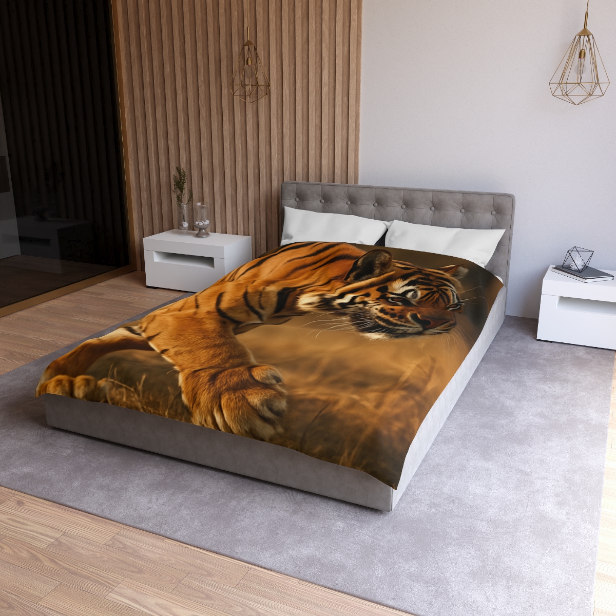 Forest Stalker Bengal Tiger duvets for gifts