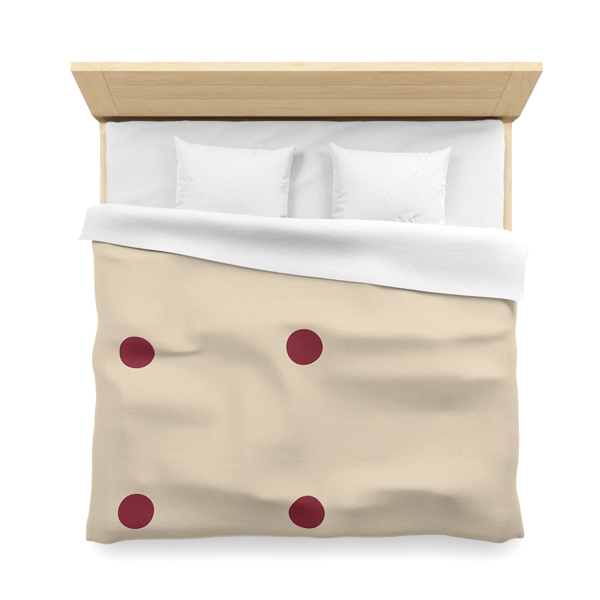 Sparse Orbiting Dots Grid duvets for gifts