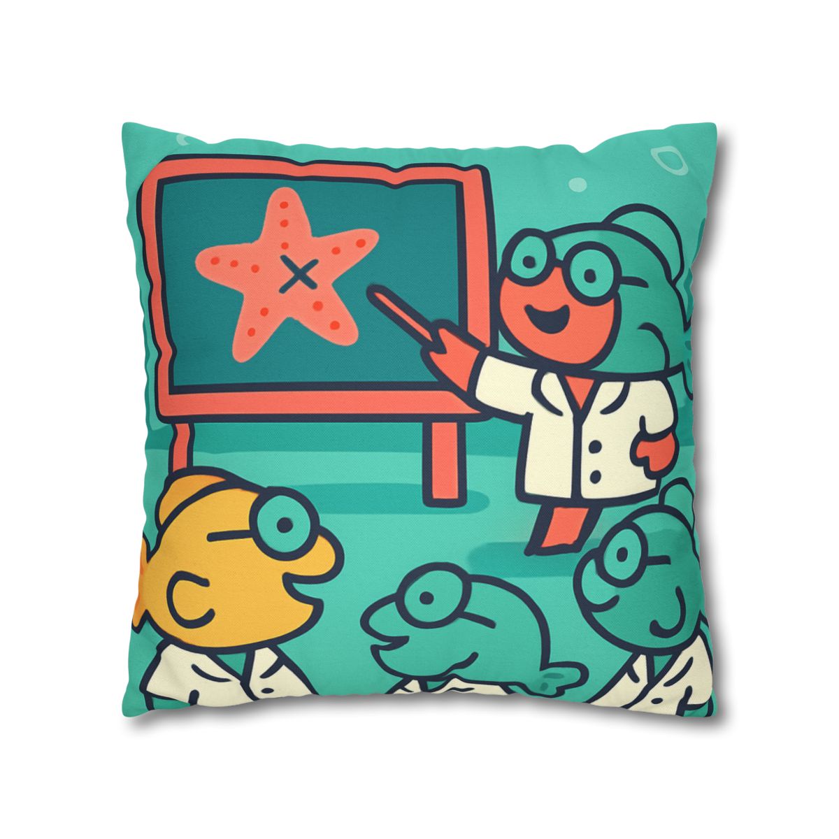 Coral School Of Scientists custom pillow cases