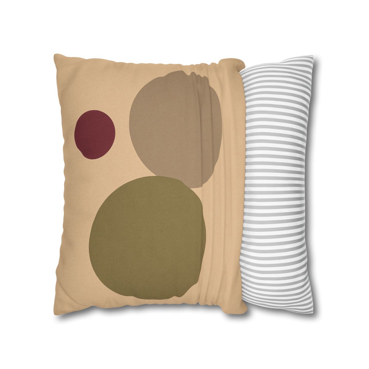 Three Circles With Shared Edge soft cotton pillow cases