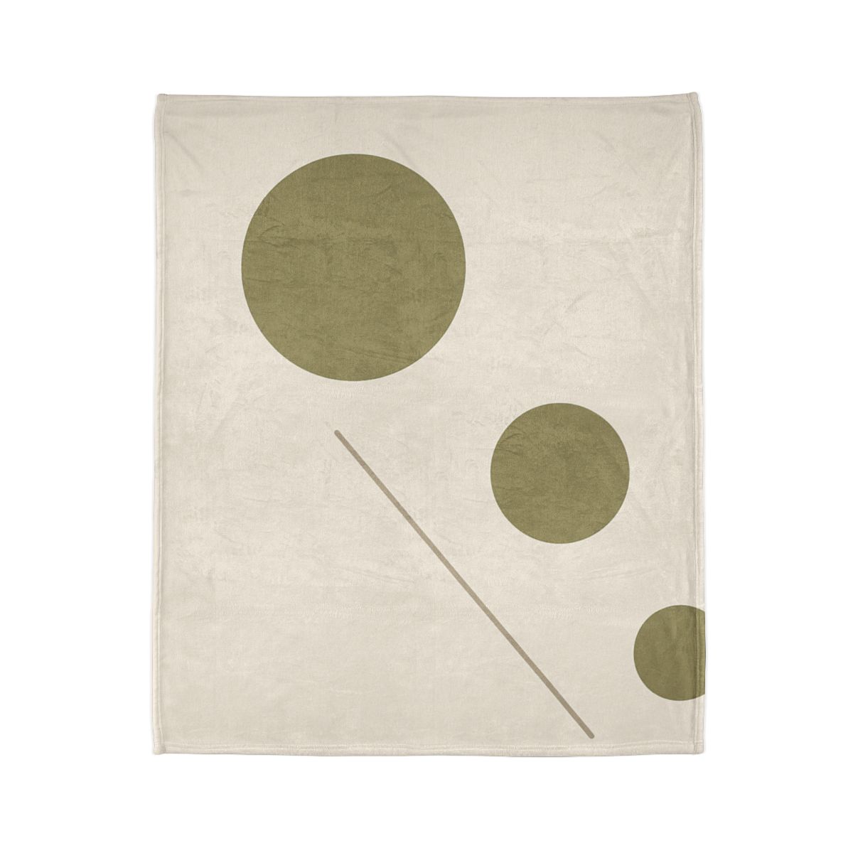 Triad Of Circles With Open Line trendy patterned blankets