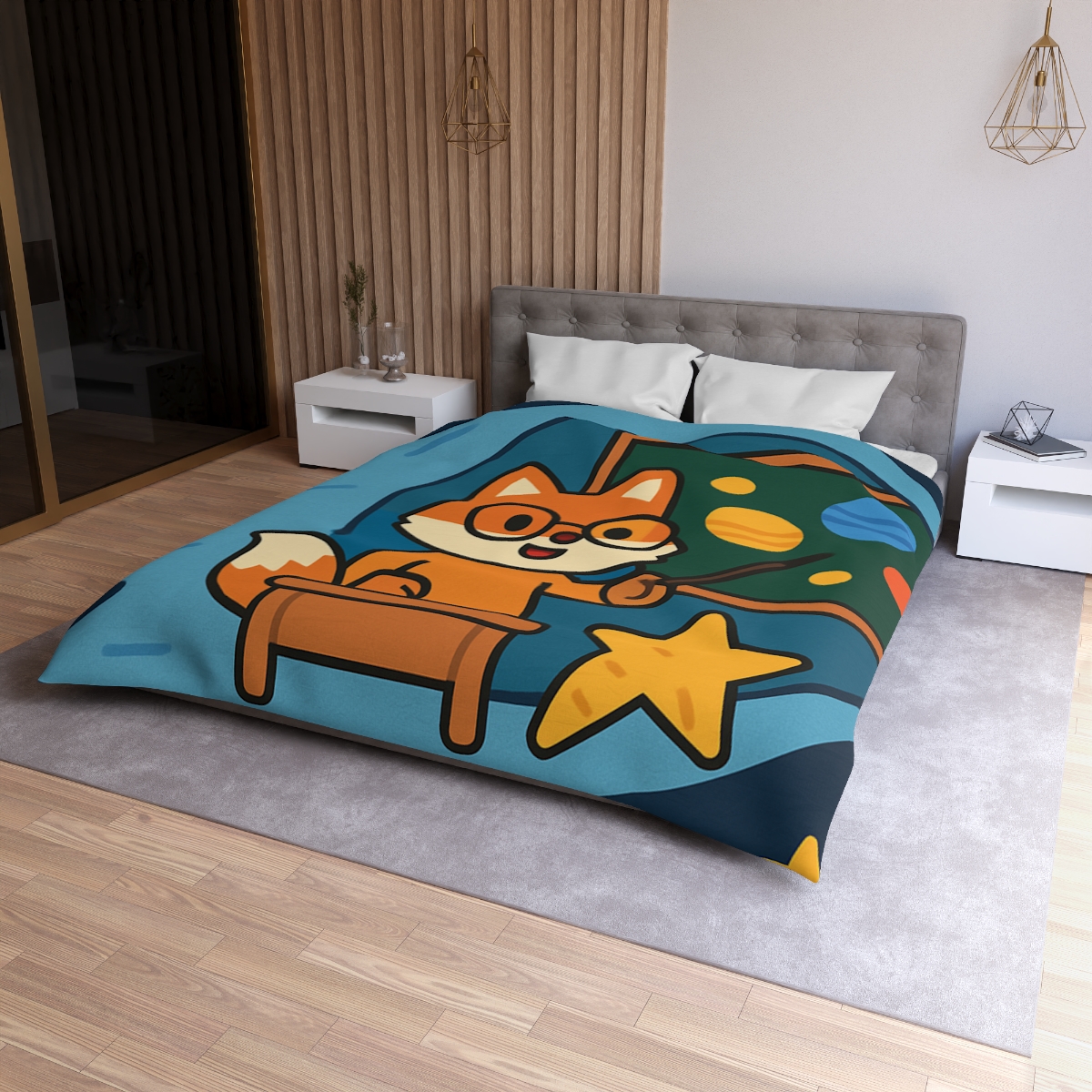 Comet Classroom With The Curious Fox warm winter duvets