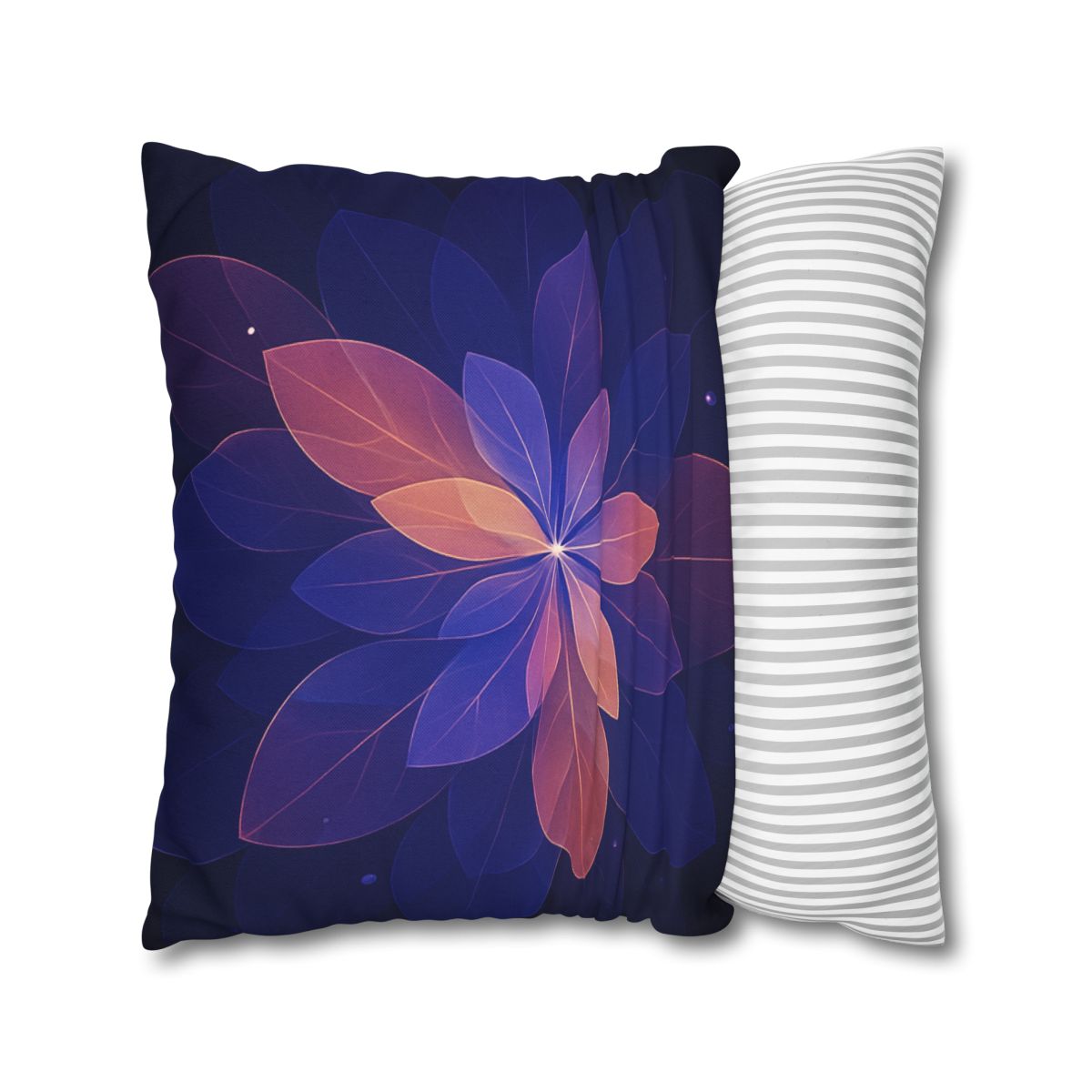 Petal Prism Overlap soft cotton pillow cases