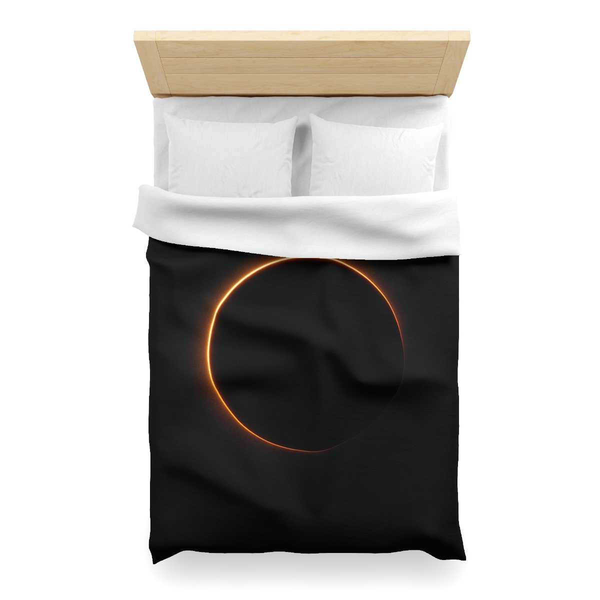 Void Horizon Silhouette Bloom custom duvets