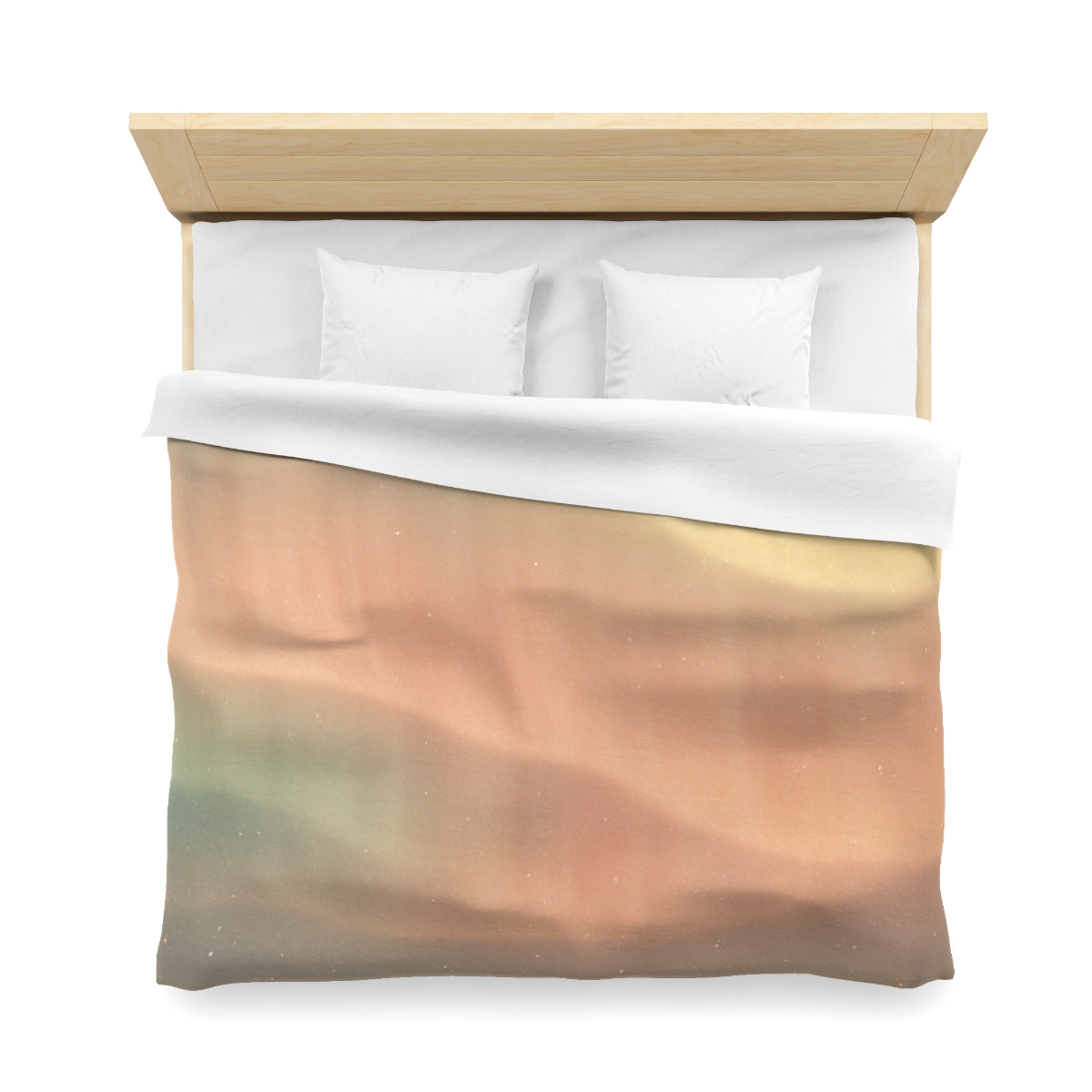 Auroral Dust Gradient designer printed duvets