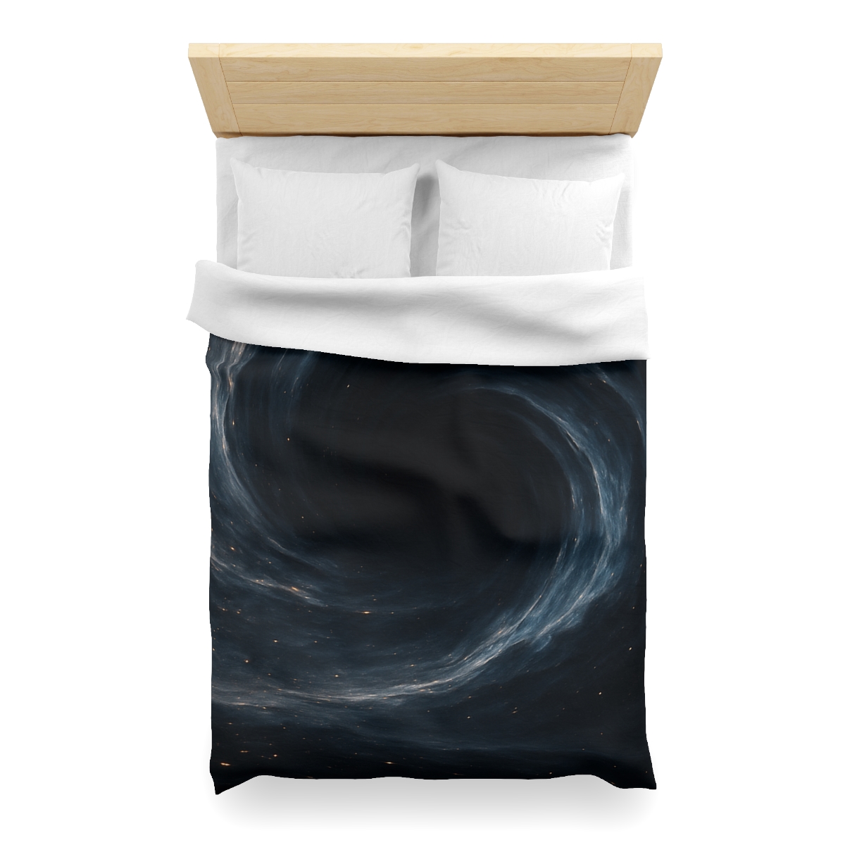 Gravity Well Vortex designer printed duvets