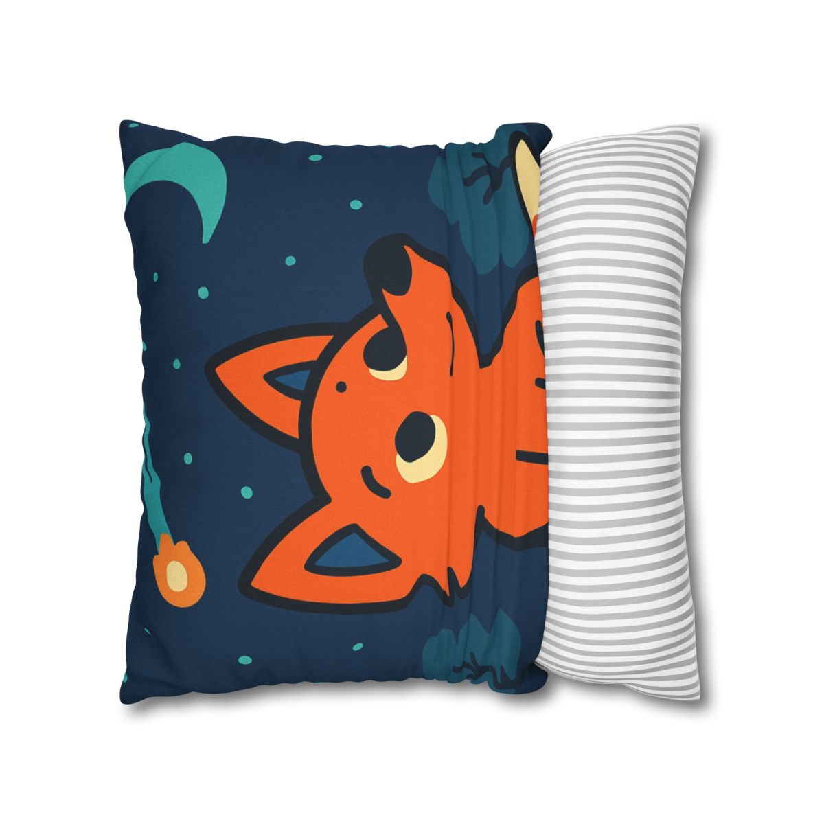 Starlight Forest Fox soft cotton pillow cases
