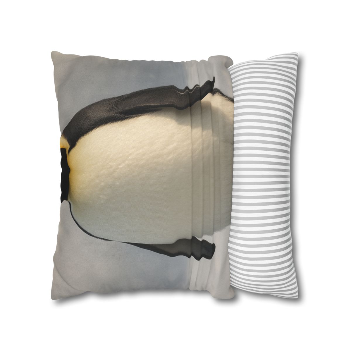 Frost Halo Emperor Penguin personalized pillow covers