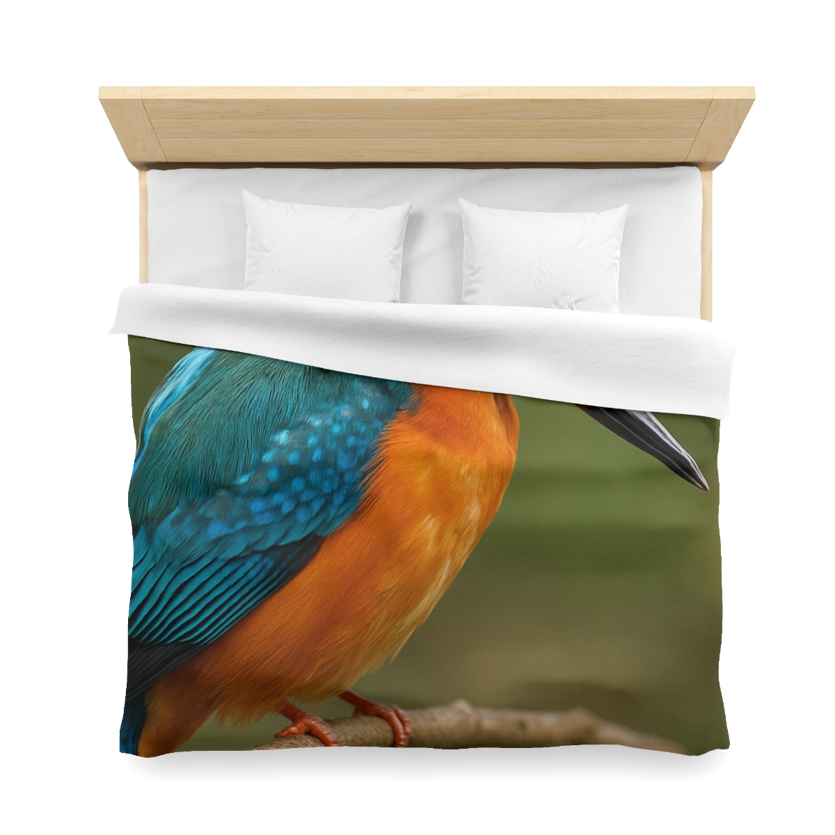 Emerald Flash Kingfisher duvets for gifts