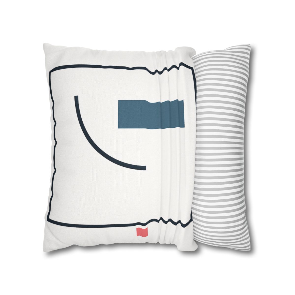 Split Frame With Rising Arc stylish decorative pillowcases