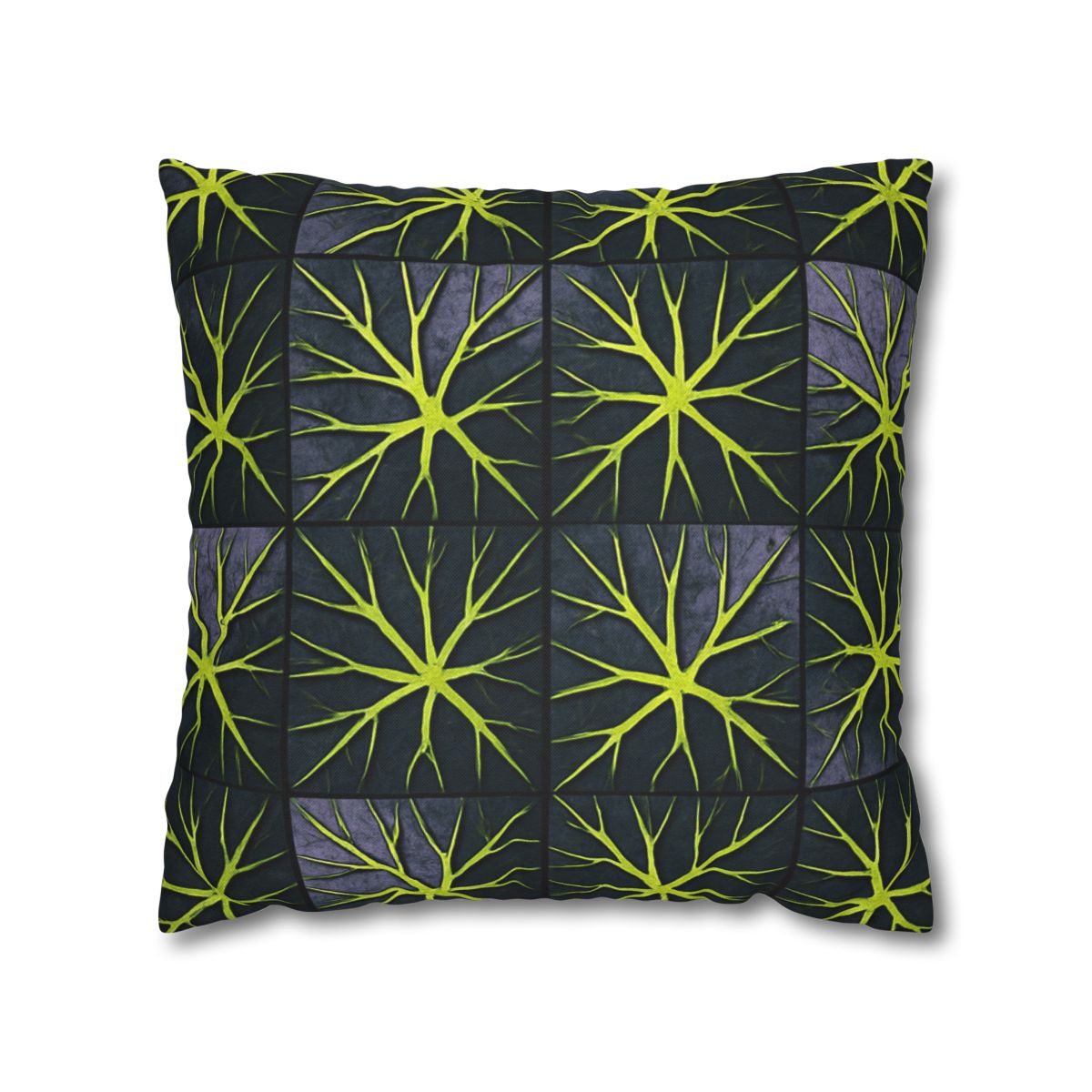 Venation Starburst Mosaic designer print pillow cases