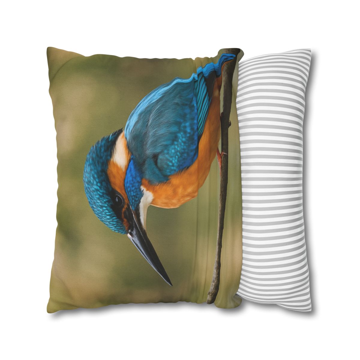Crystal Dive Common Kingfisher trendy patterned pillow cases