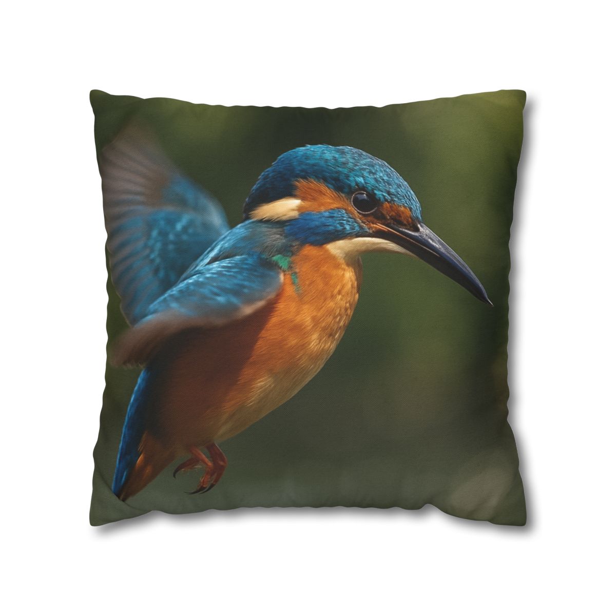 Kingfisher Sapphire Dive unique gift pillow cases