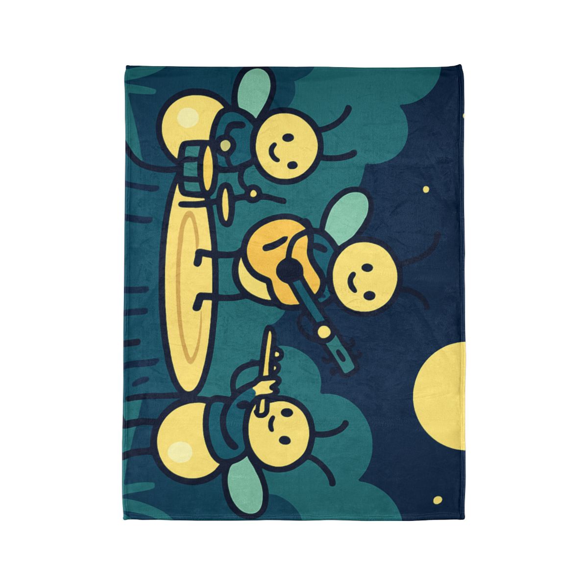 Moonlight Music Of The Firefly Band decorative home blankets