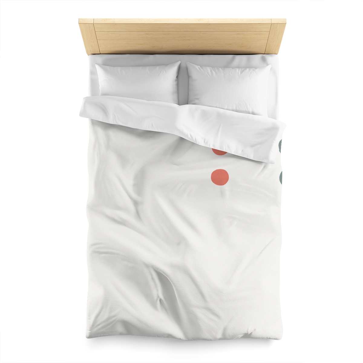 Sparse Corner Dot Grid soft comforter duvets