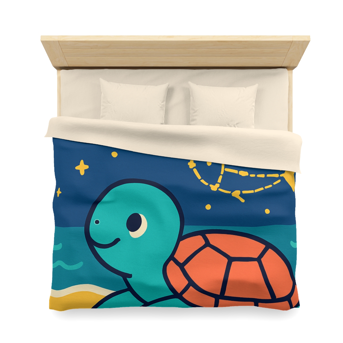 Stargazing Sea Turtle warm winter duvets
