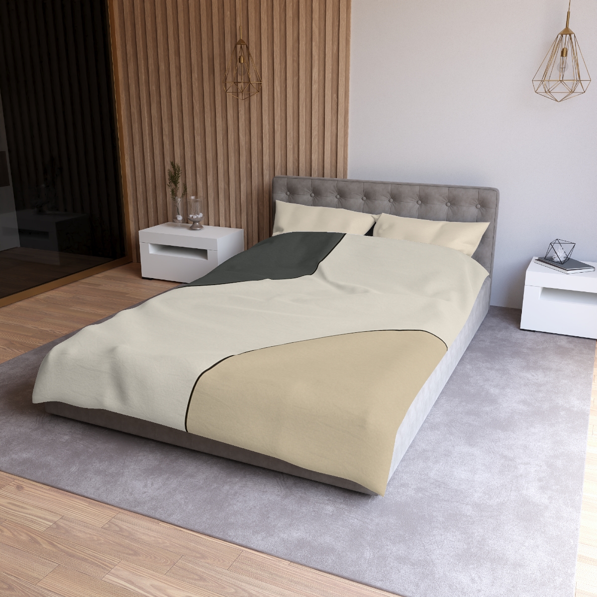 Partial Arc Balance personalized bedding duvets