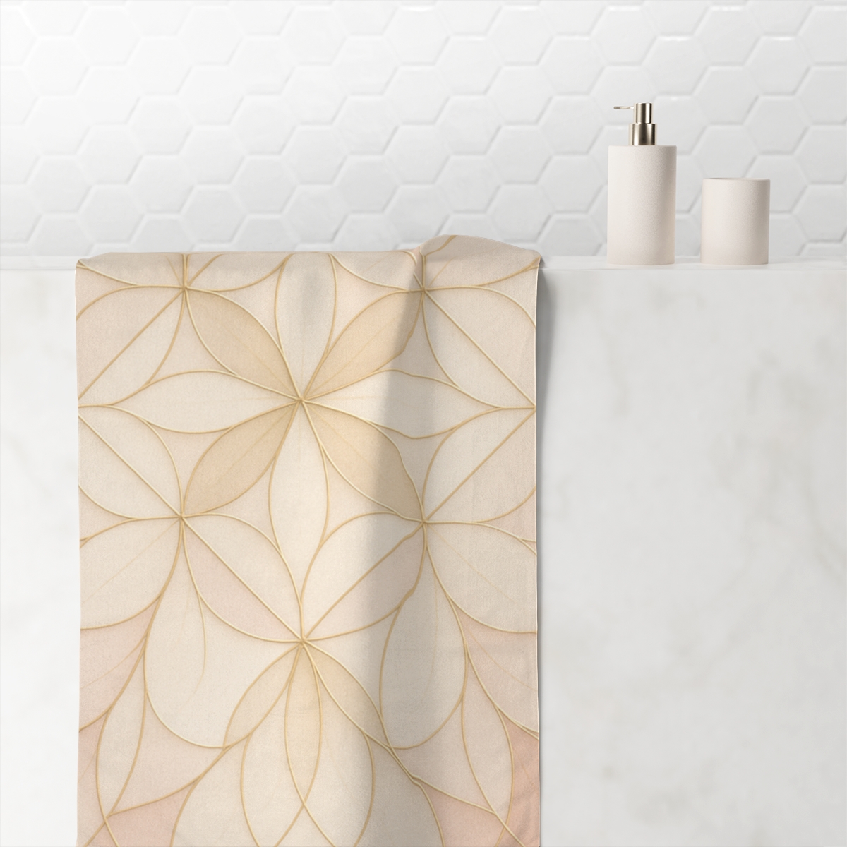 Petal Prism Lattice decorative home towels