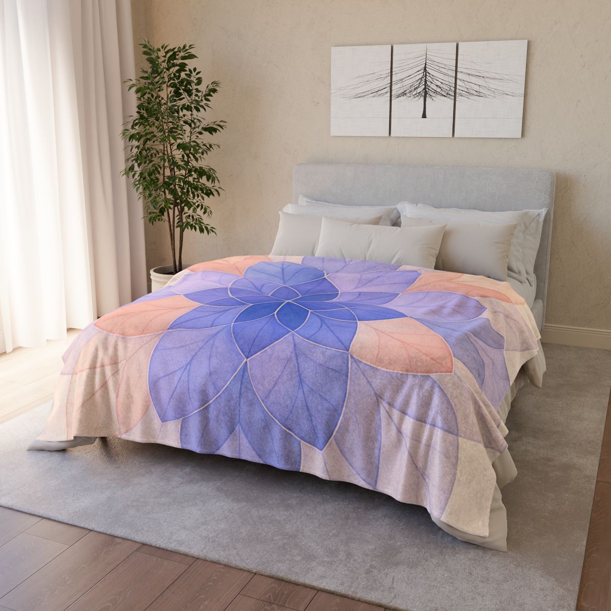 Petal Prism Lattice unique gift blankets