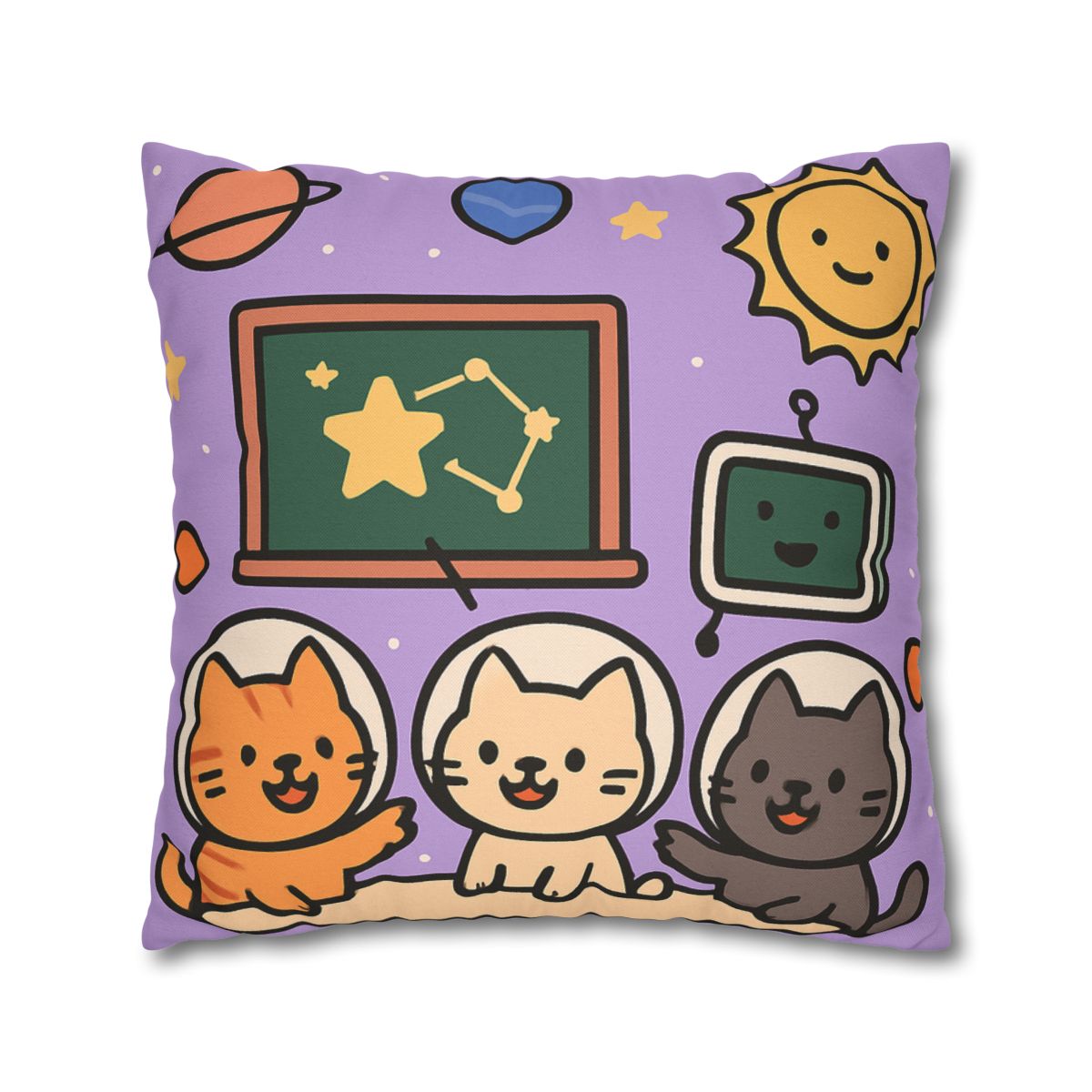 Space School Astronaut Cats comfortable bedding pillow covers