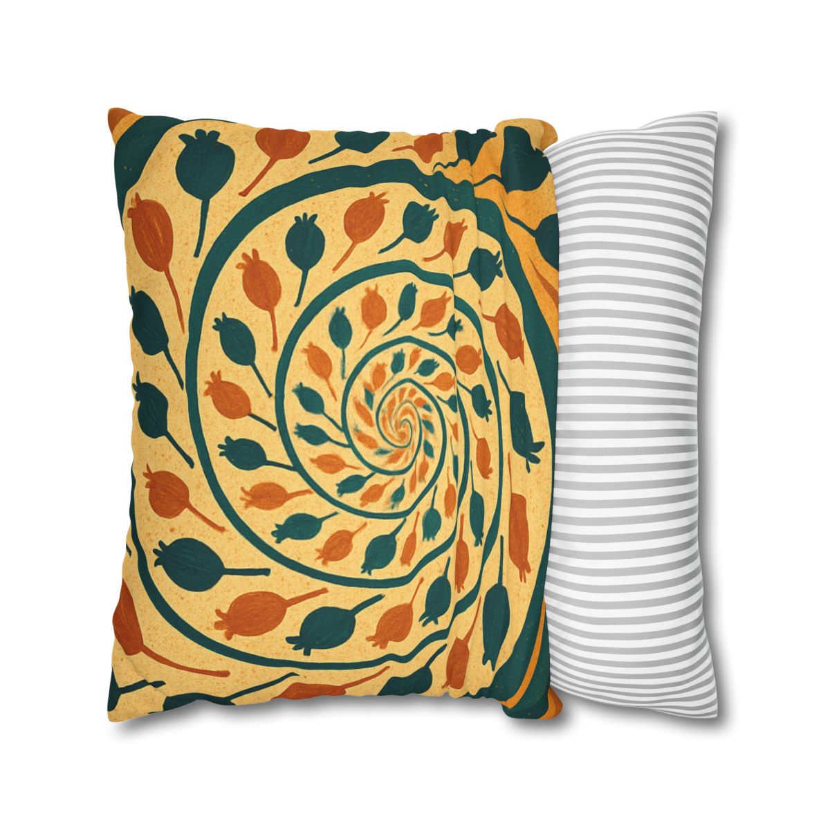 Spiral Seed Chorus designer print pillow cases